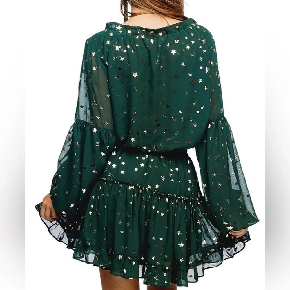 Buddy Love Green Star Dress - Picture 3 of 7